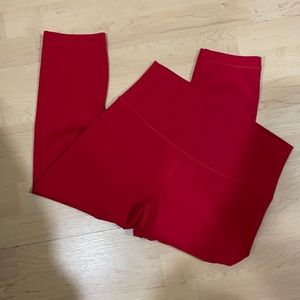 Lululemon align cropped red leggings